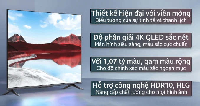 Tivi Xiaomi A Pro 43 Inch 2025 UHD 4K Màn Qled ( Bản Quốc Tế )