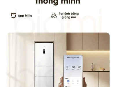 Tủ lạnh Xiaomi Mijia 256L thiết kế 3 cửa độc lập