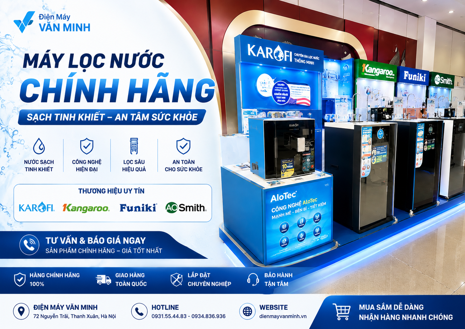 Máy lọc nước karofi