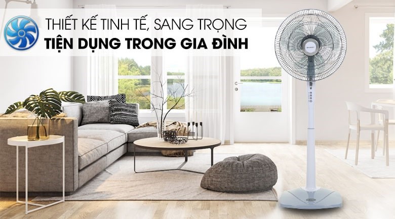 Quạt cây Sharp PJ-S40RV-DG-Có điều khiển 