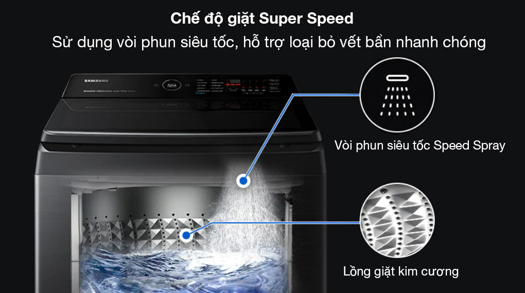 🚿 Tự làm sạch lồng giặt – An toàn cho cả gia đìnhTính năng Eco Tub Clean tự động làm sạch lồng giặt, loại bỏ cặn bẩn và vi khuẩn mà không cần dùng hóa chất, giúp ngăn ngừa dị ứng và bảo vệ làn da nhạy cảm của trẻ nhỏ.