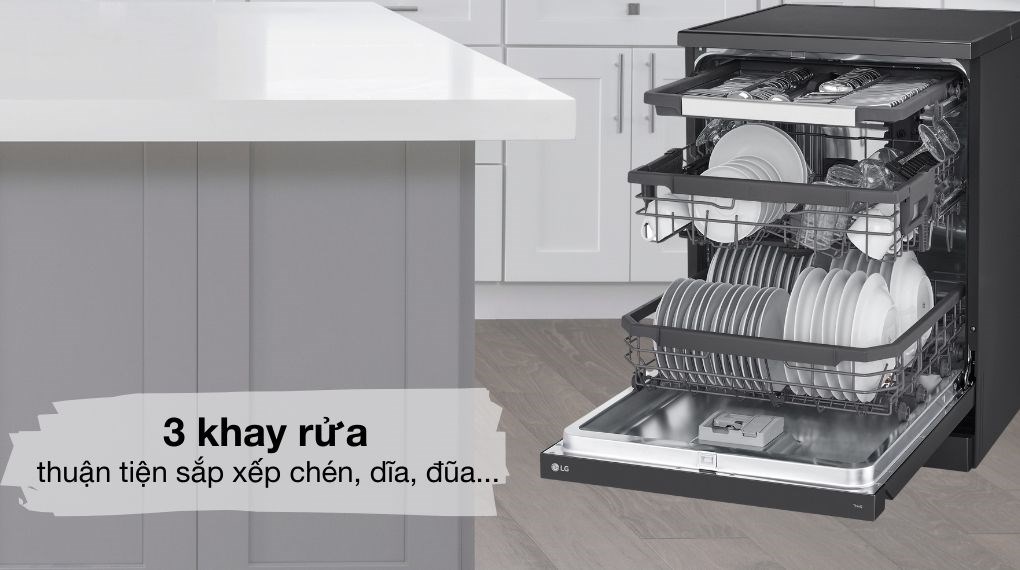 Máy rửa bát LG LDT14BLA4 độc lập 14 bộ 