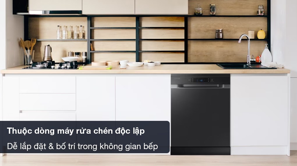 Máy rửa bát Samsung DW60CG550FSGSV độc lập 13 bộ