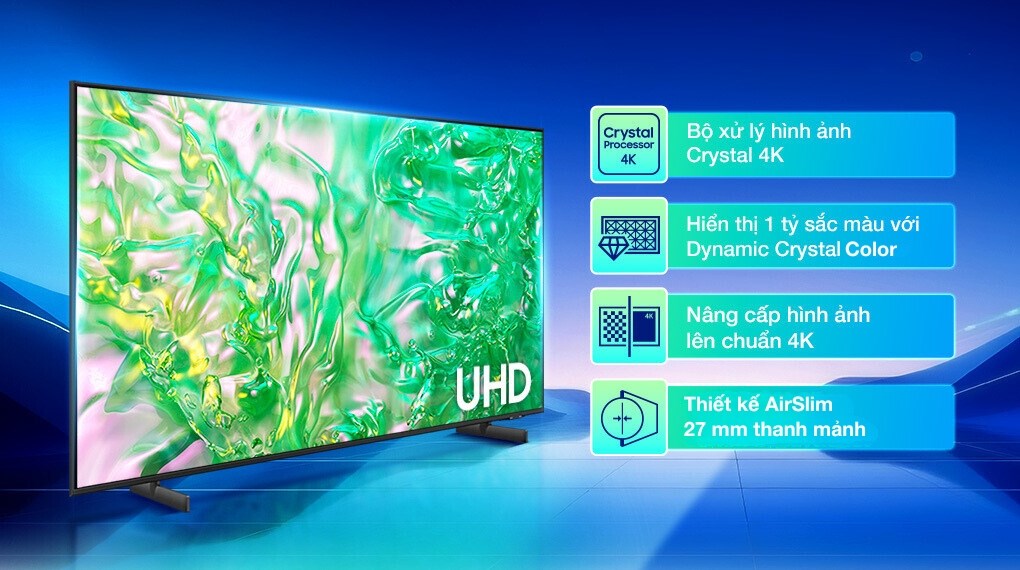 Smart Tivi Samsung UHD 4K 75 inch UA75DU8500KXXV chính hãng