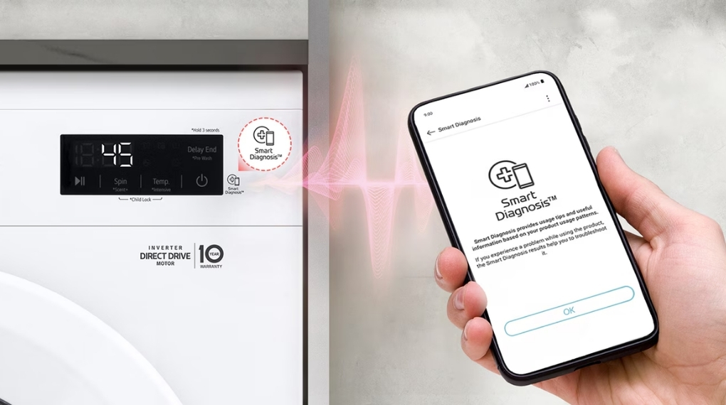 Máy giặt LG FB1209S6W 9kg Inverter