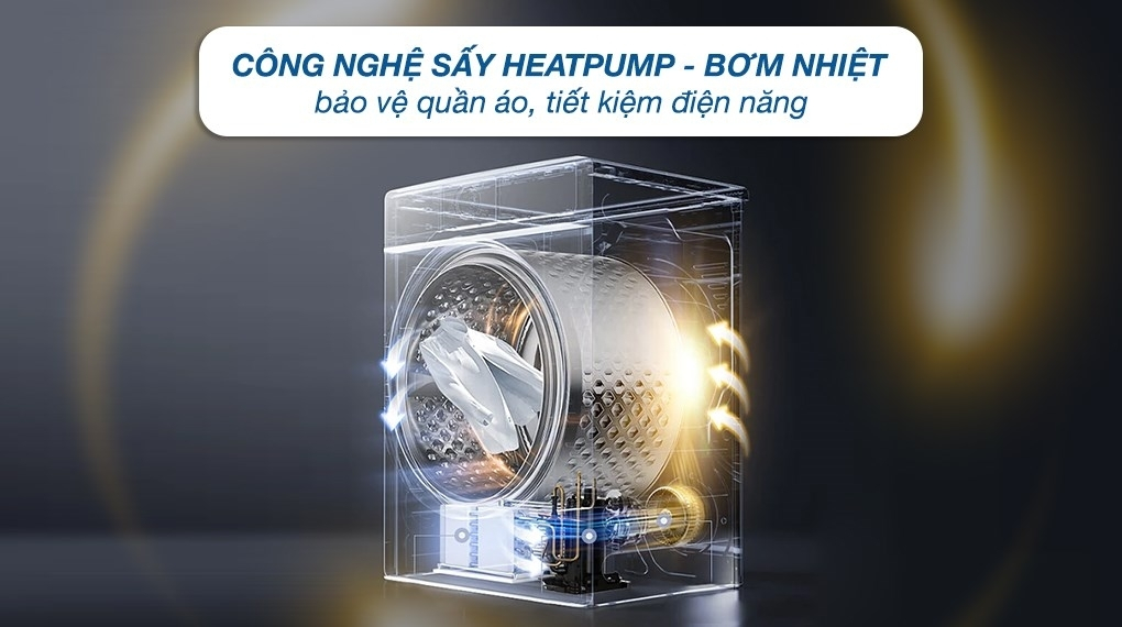  Máy sấy bơm nhiệt LG Inverter DVHP50M 10.5 kg