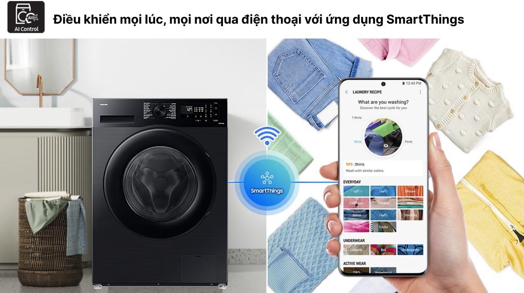 Máy giặt Samsung Inverter 12kg WW12CGC04DABSV