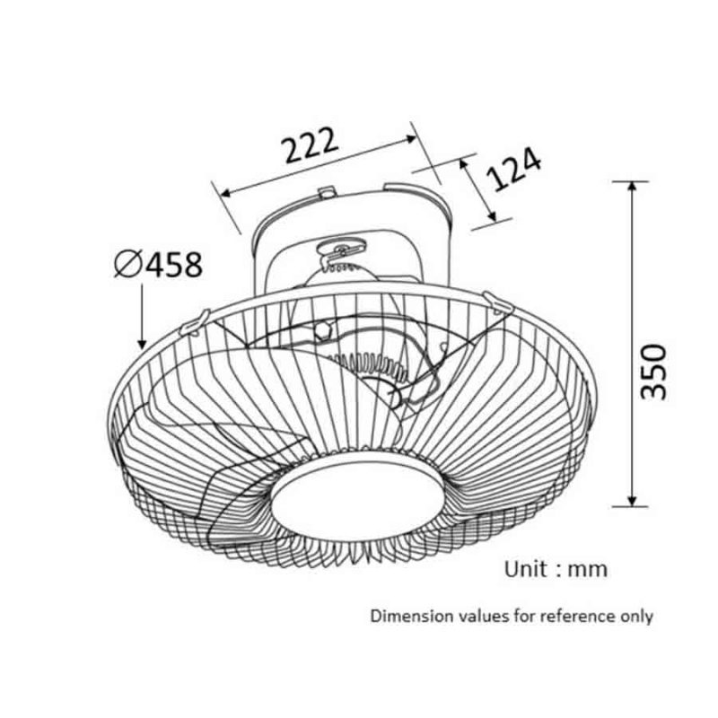 Quạt đảo trần KDK M40R – Nhật Bản