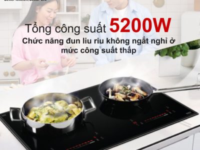 Bếp từ đôi Lorca LCI-985EU tiết kiệm điện