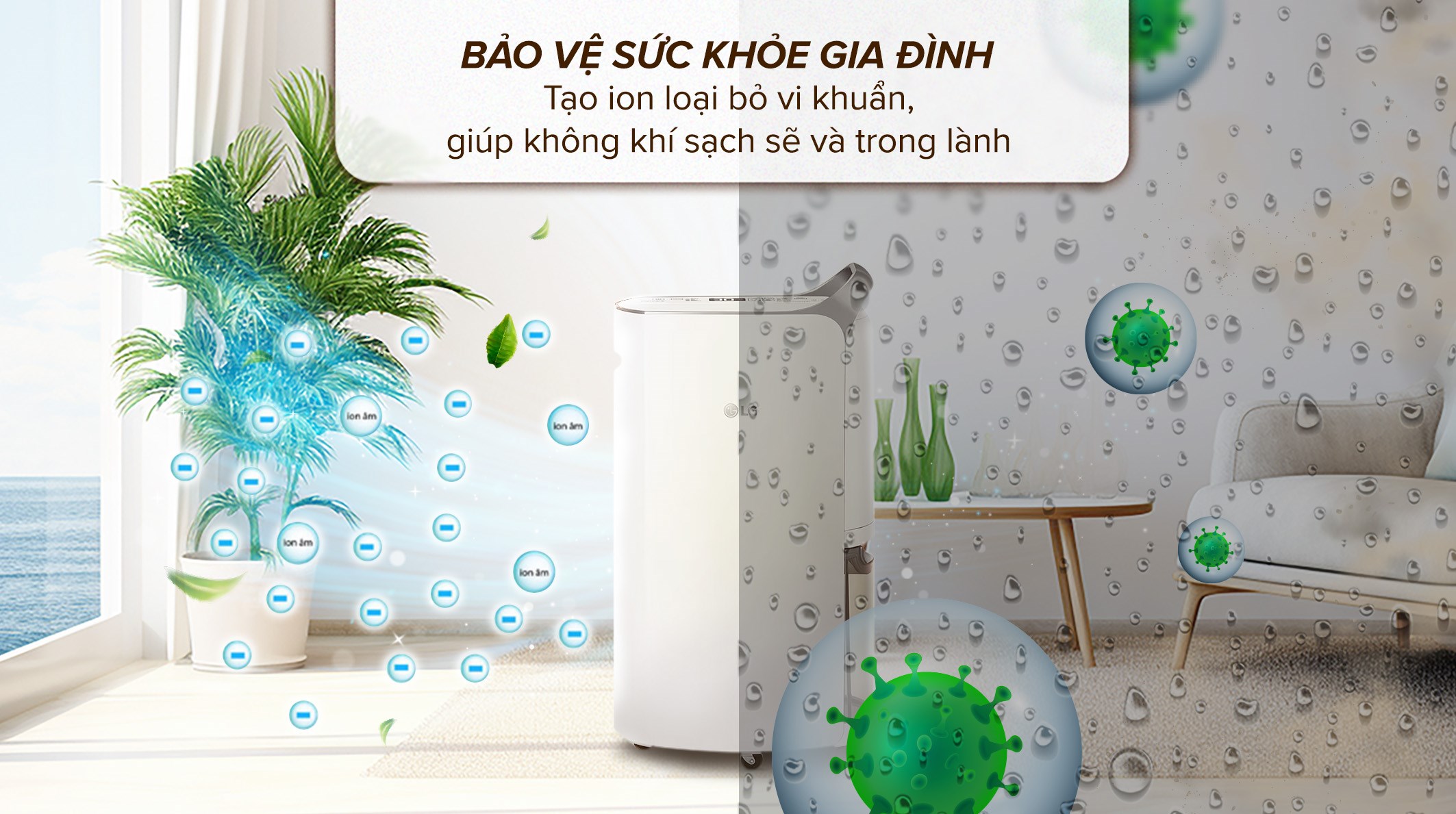 Máy hút ẩm lọc không khí Electrolux EDH16TRBD3 chính hãng