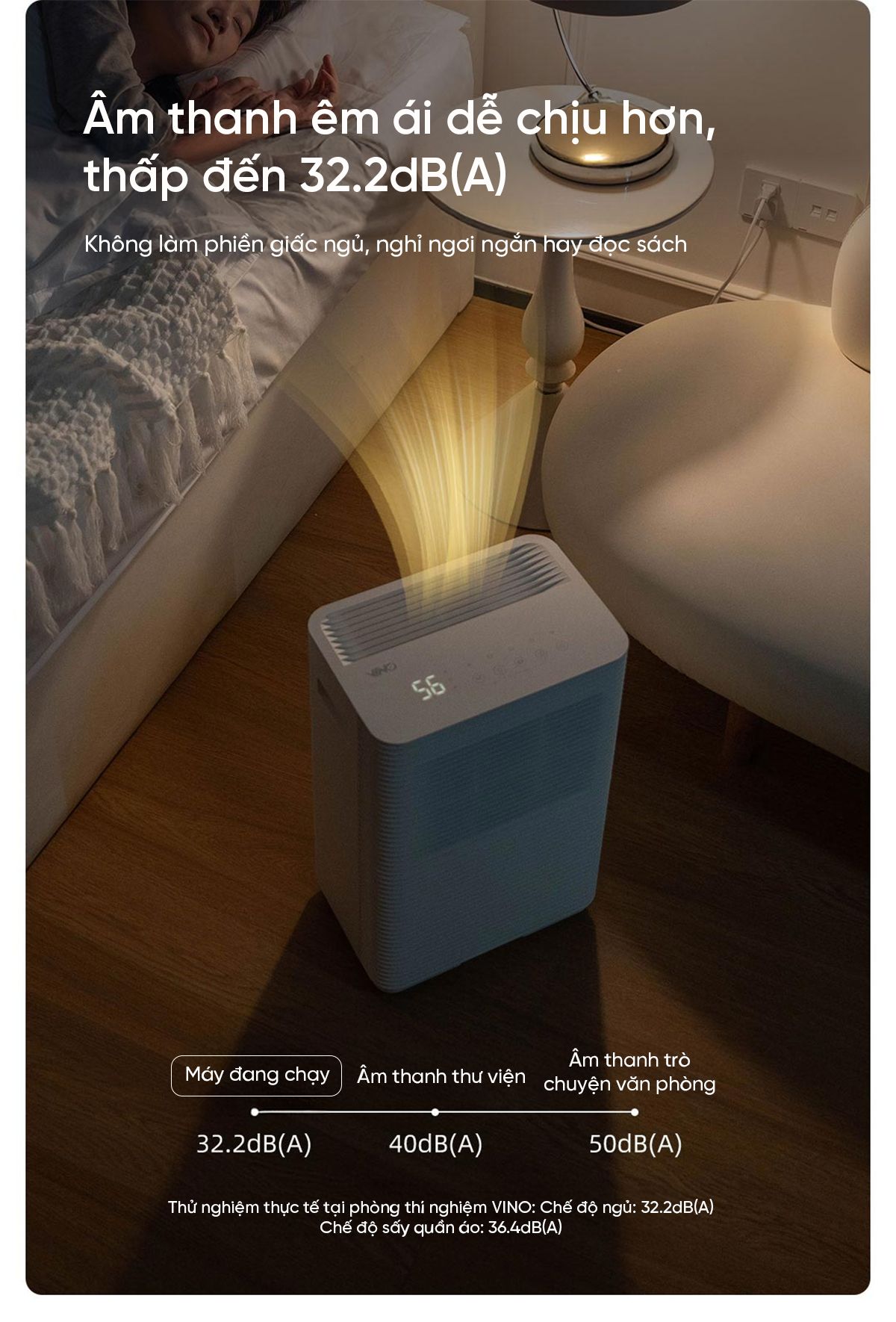Máy hút ẩm thông minh Xiaomi VINO 16L chính hãng