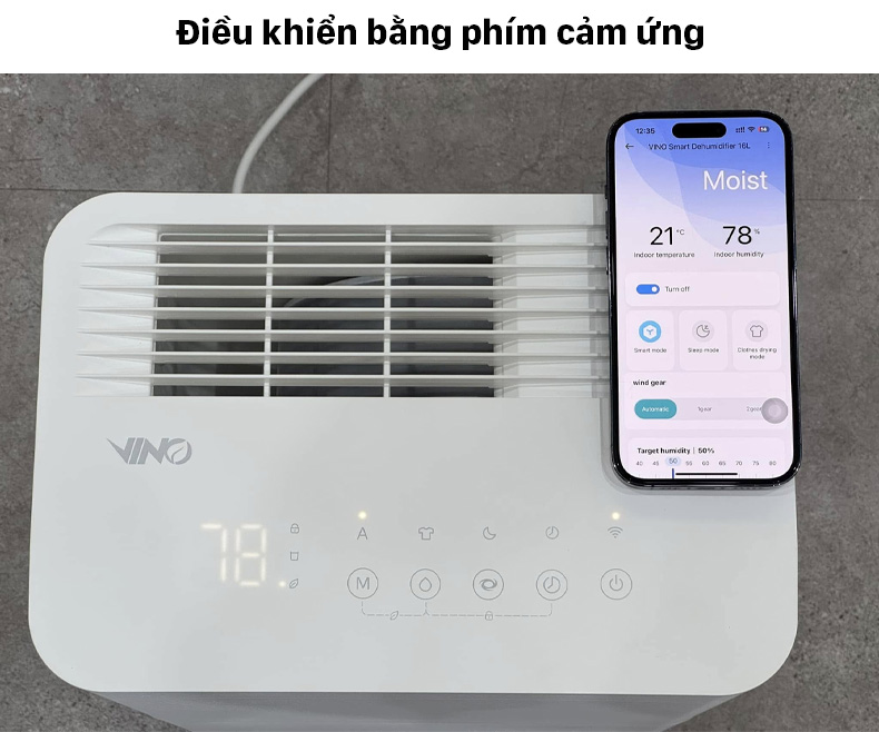 Máy hút ẩm thông minh Xiaomi VINO 16L chính hãng