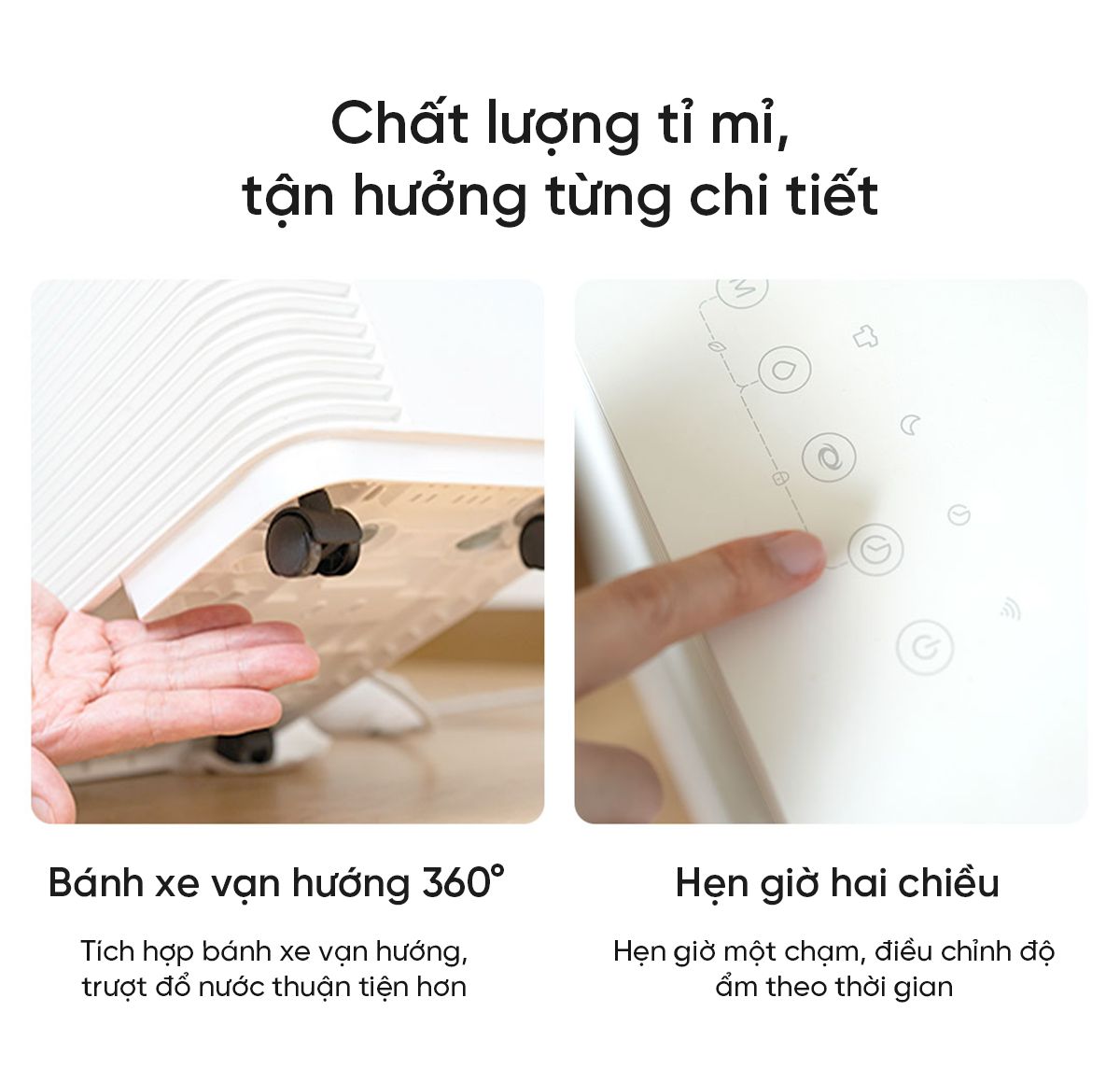 Máy hút ẩm thông minh Xiaomi VINO 16L chính hãng