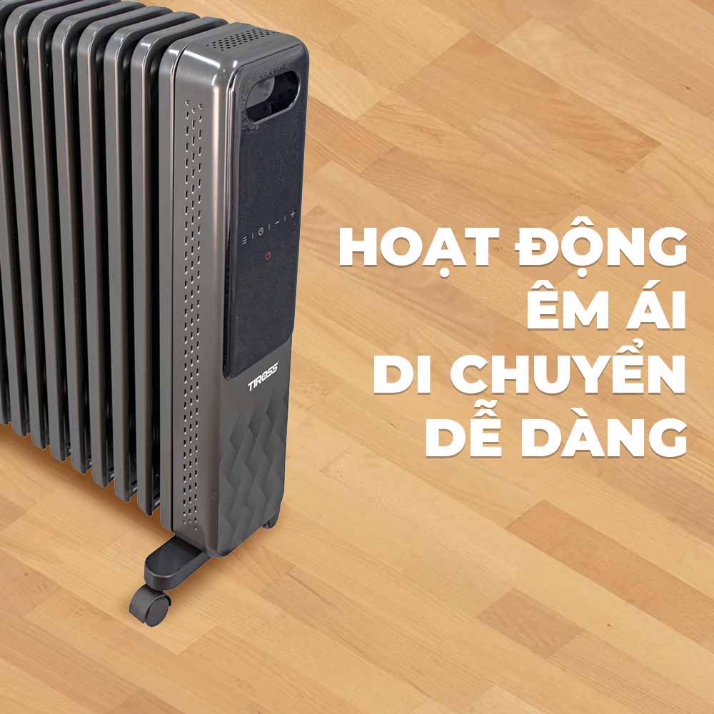 Máy sưởi dầu 15 thanh TIROSS TS9222