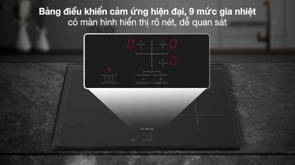 Bếp từ Bosch PUC61KAA5E 3 vùng nấu Made in Spain