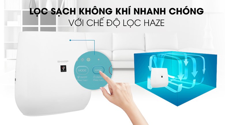 Máy lọc không khí Sharp FP-J30E-A cho phòng ngủ