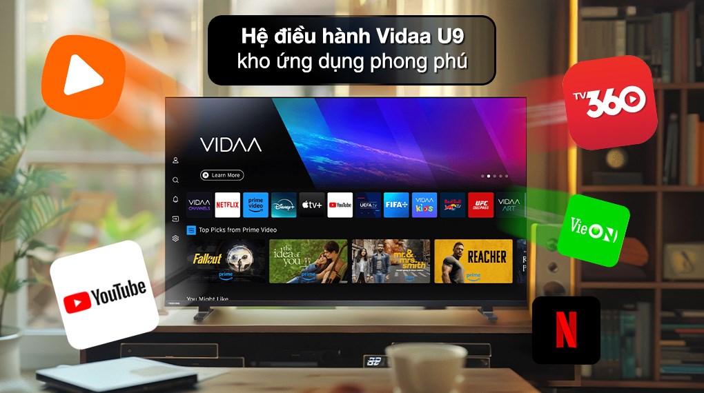 Tivi Toshiba 43 inch 43V35RP xem phim sắc nét
