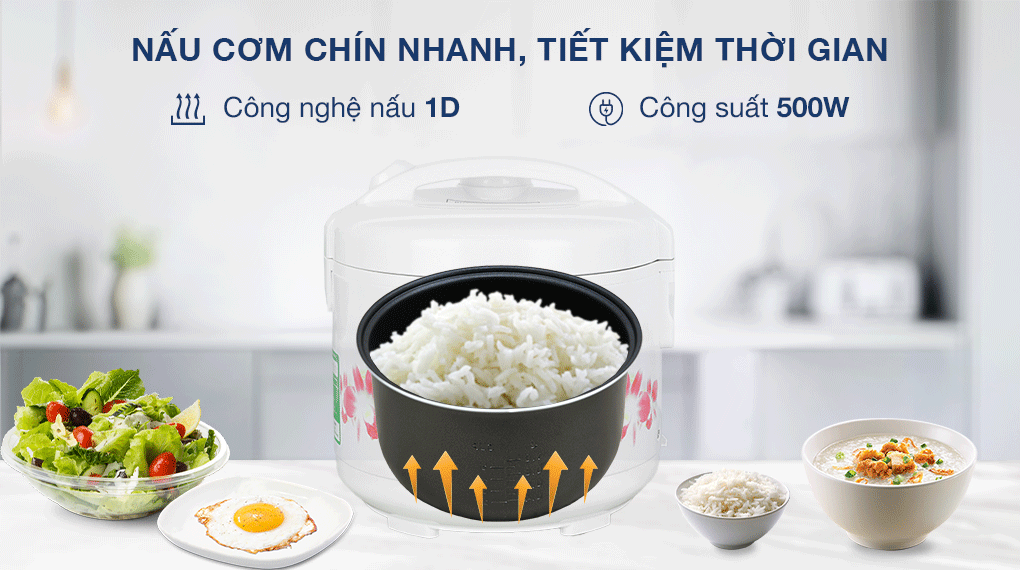 Nồi cơm Panasonic SR-MVN18FRAX dung tích 1.8 lít