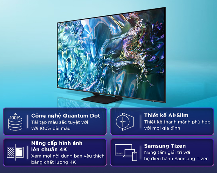 công nghệ quantum dot trên tivi samsung