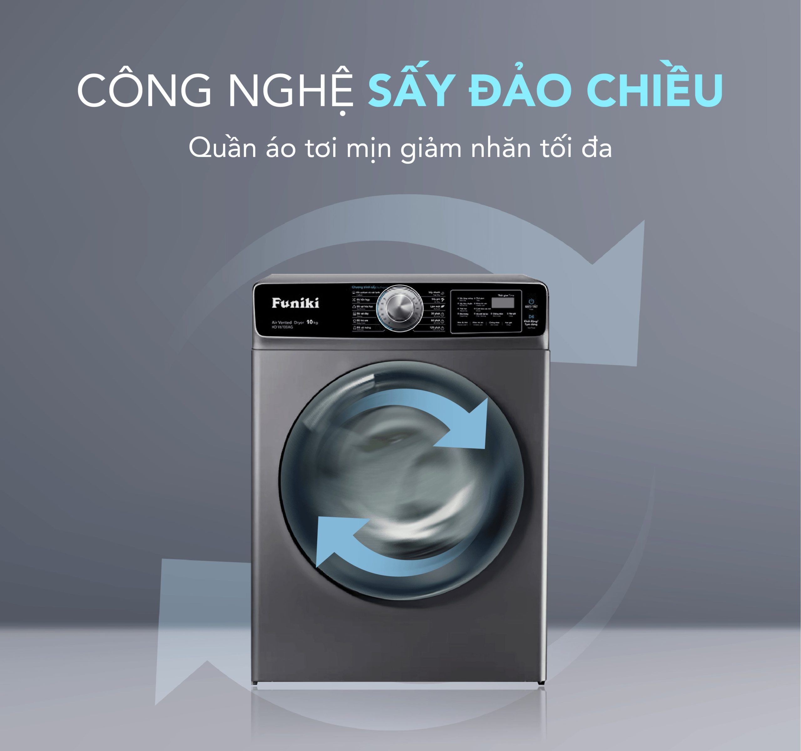 Máy sấy Funiki HD V6100AG 10kg