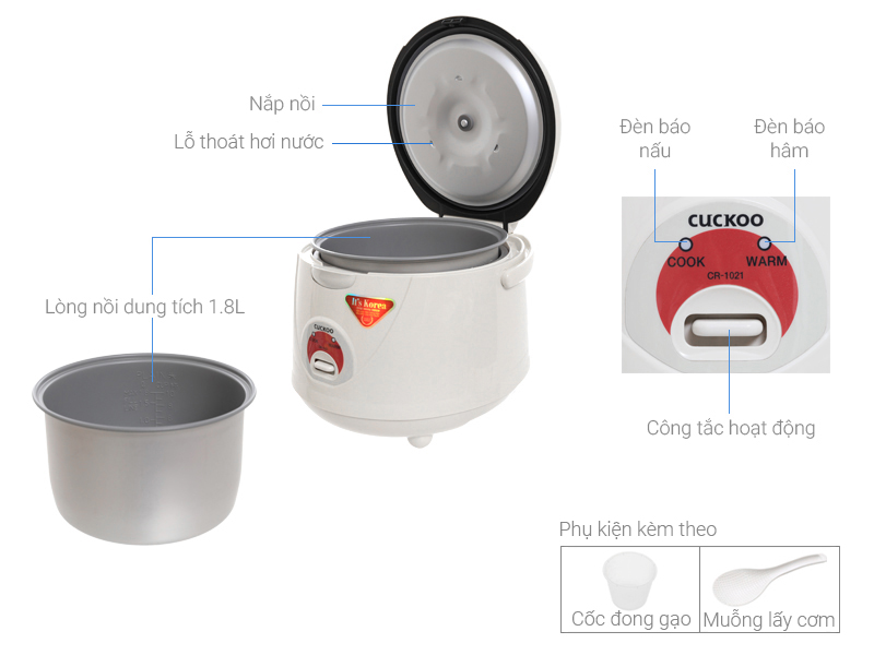 Giữ ấm tự động Cuckoo CR-1021
