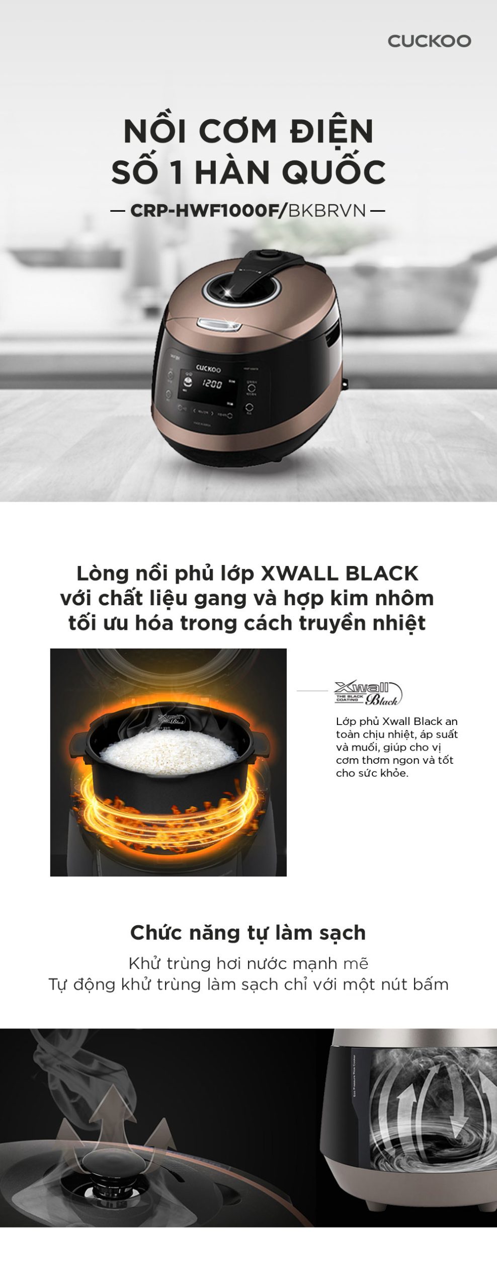 Bảng điều khiển điện tử Cuckoo CRP-HWF1000F