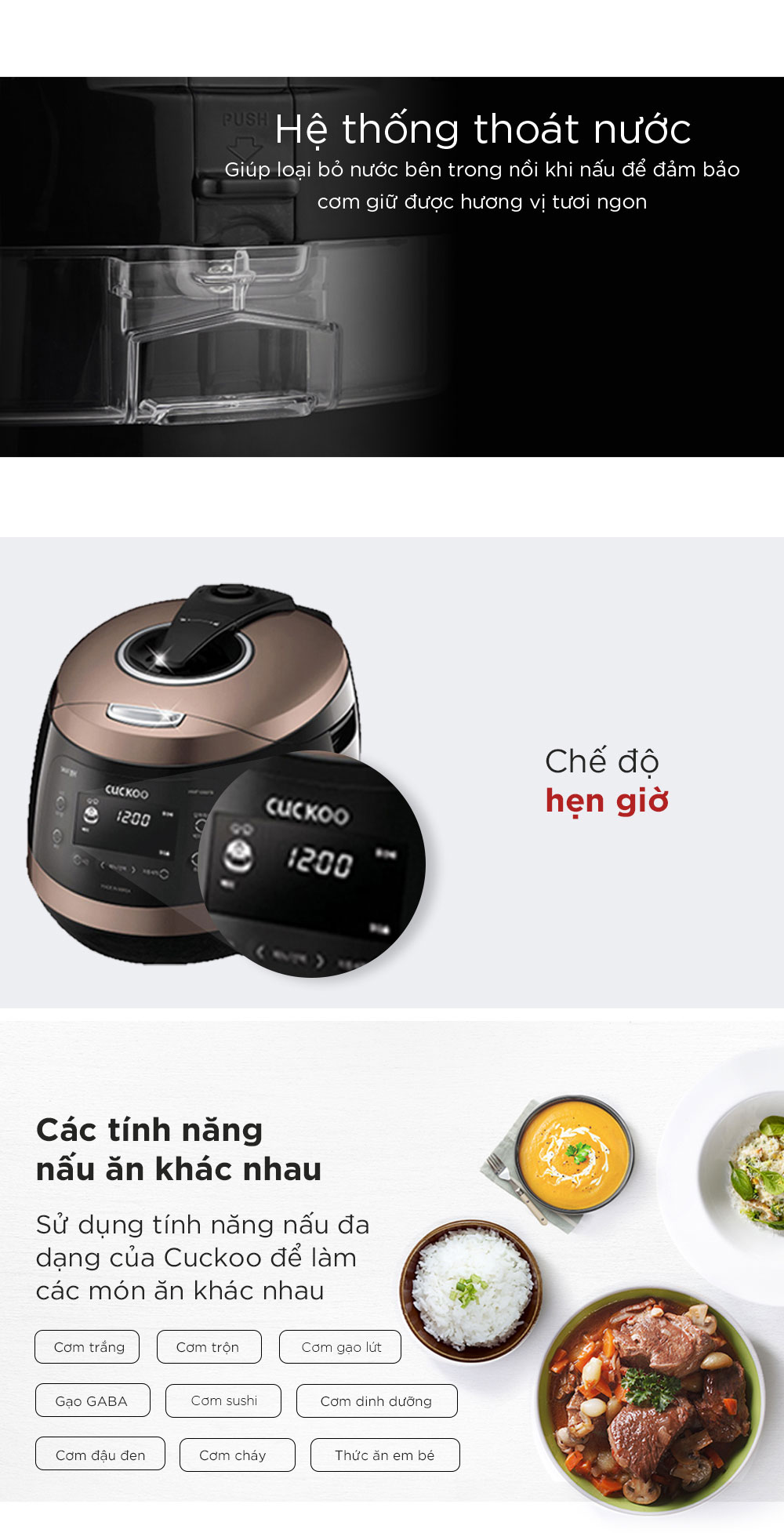 Giữ ấm thông minh Cuckoo CRP-HWF1000F