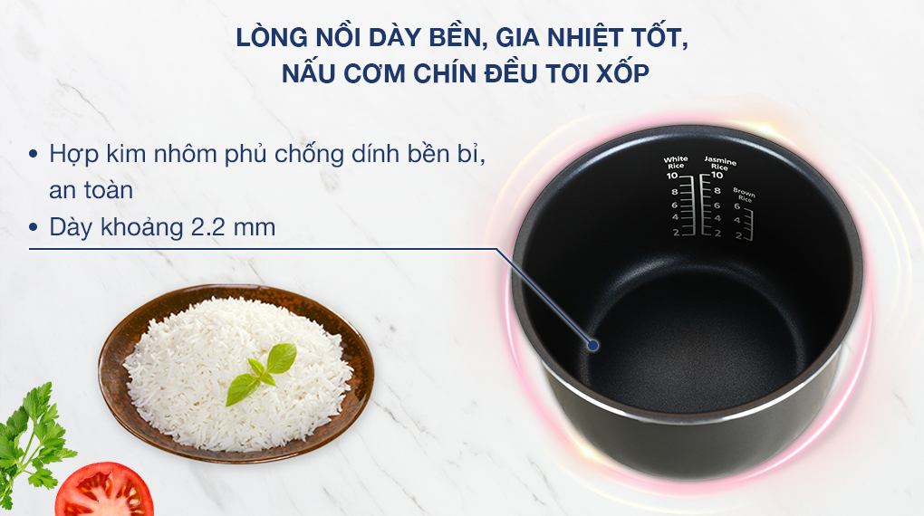 Lòng nồi chống dính Panasonic SR-CL188WRAM
