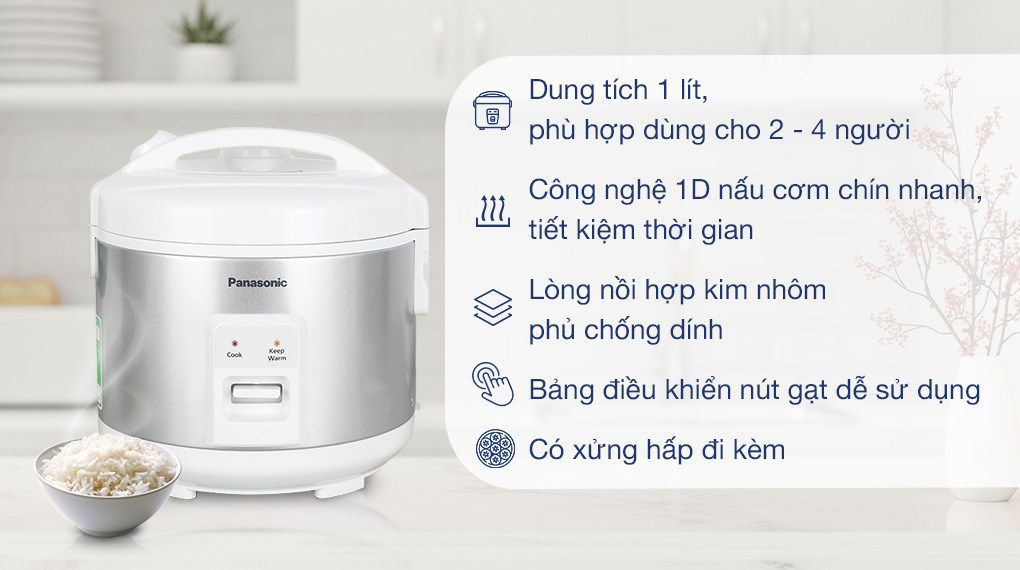 Nồi cơm Panasonic SR-MVN10LRAX 1 lít
