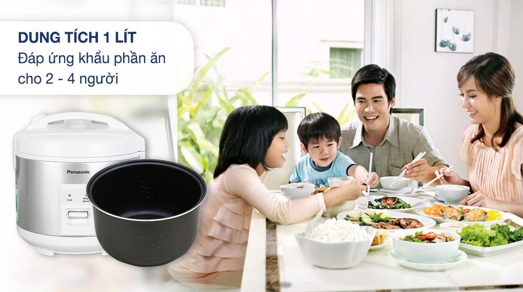 Nồi cơm Panasonic SR-MVN10LRAX dung tích 1 lít