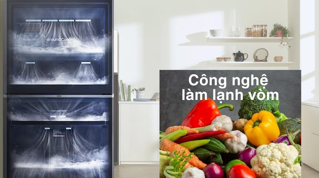 Tủ lạnh Samsung Bespoke RT38CB6784C3SV Inverter 382 lít