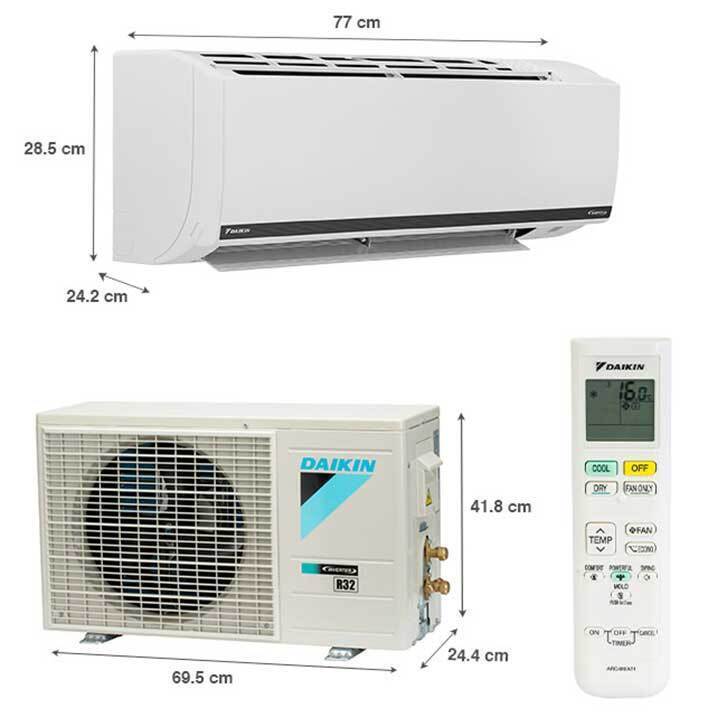 Lắp đặt điều hòa Daikin FTKB50YVMV 18000BTU inverter