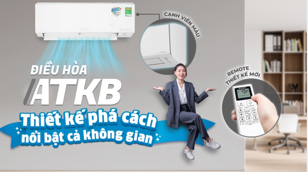 Điều hòa Daikin FTF35XAV1V 12000BTU 1 chiều cho phòng 20m2