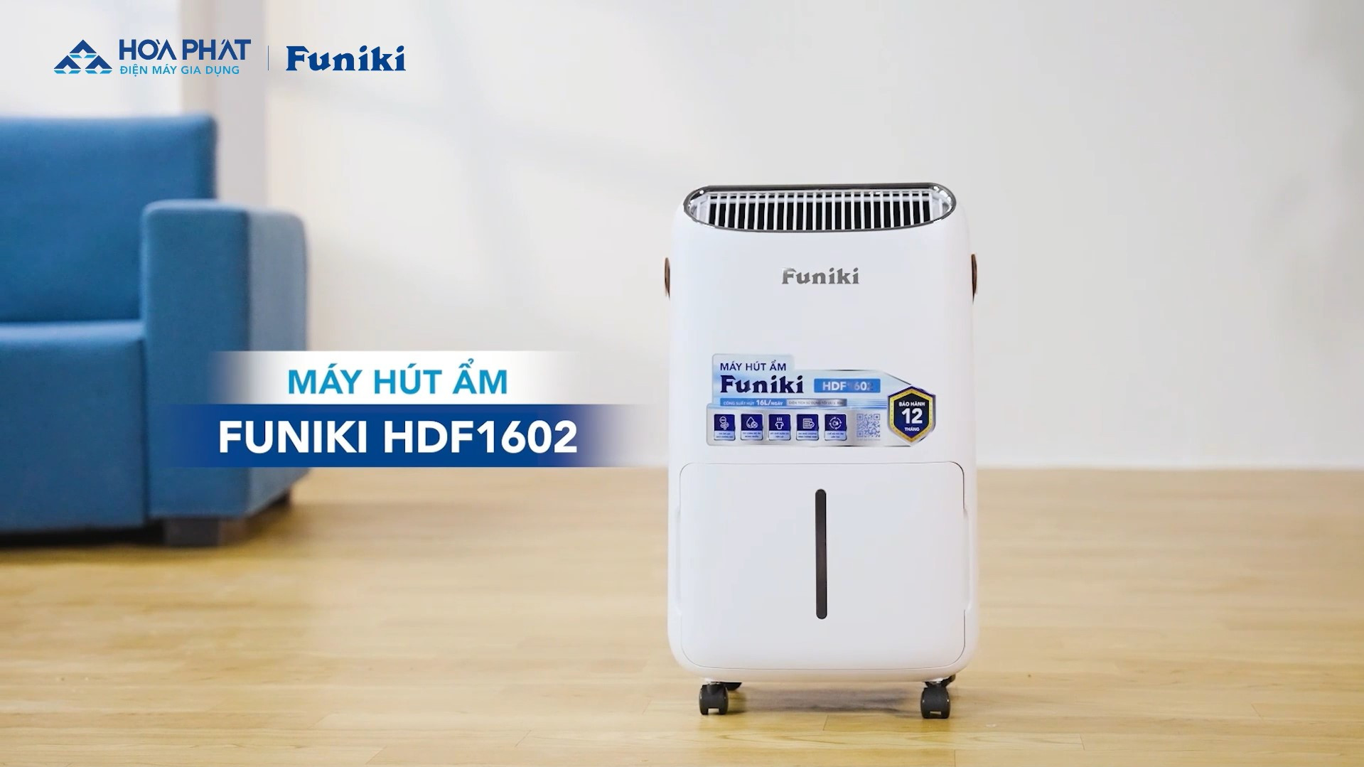 Máy hút ẩm Funiki HDF1602 16 lít