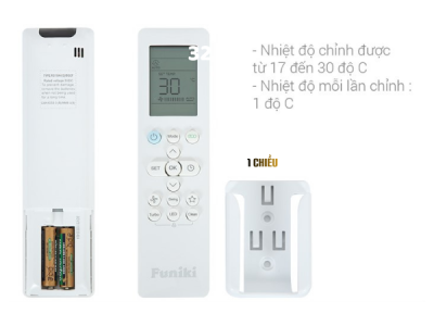 Điều hòa Funiki HIC24TMU 24000BTU 1 chiều inverter làm lạnh mạnh cho phòng 30–40m², tiết kiệm điện