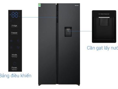 Tủ lạnh Hisense RS708N4EBND Inverter 550 lít Side By Side
