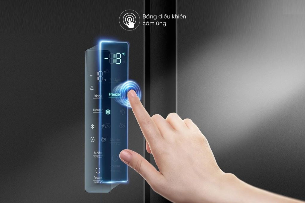 Thiết kế Side By Side Hisense RS708N4EBND