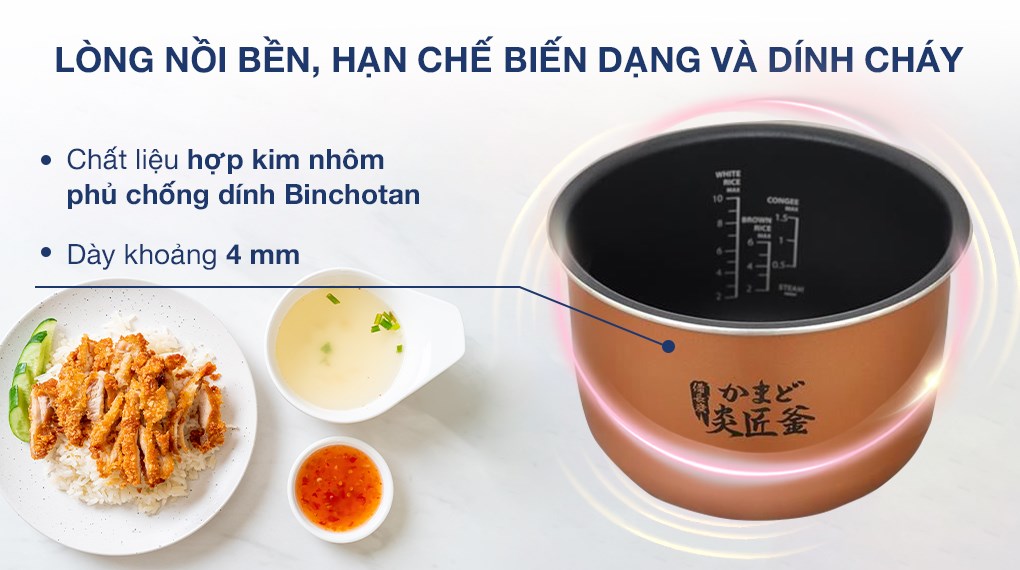 Bảng điều khiển nồi cơm Toshiba RC-18DR5UVN(W)