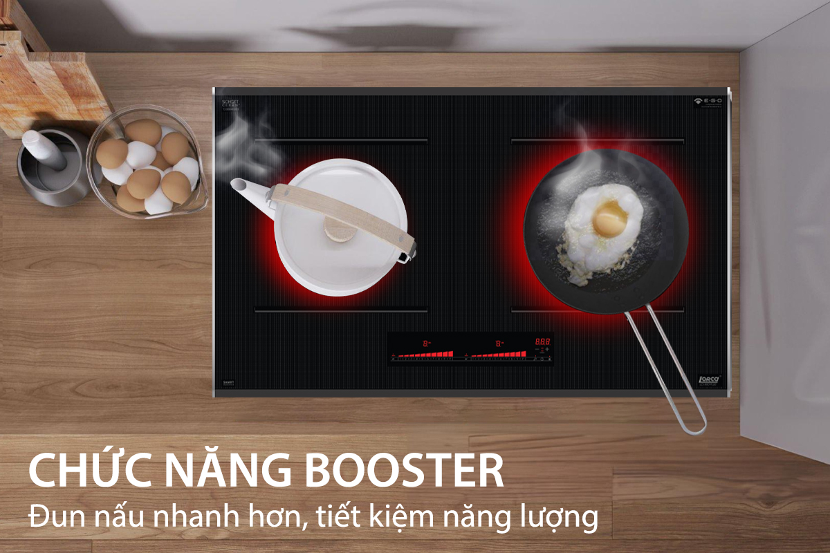 Bếp từ Lorca LCI-890 PLUS Booster 3000W

