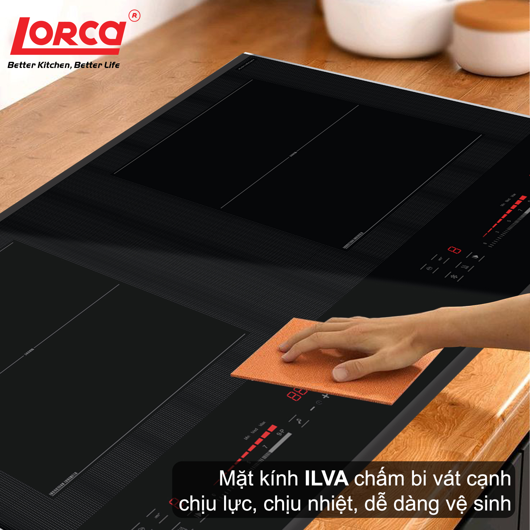Bếp từ Lorca LCI-80065PULUX8E Half Bridge