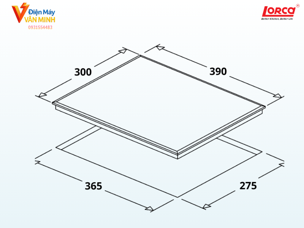 Thông số Bếp từ đơn Lorca TA-1018 PLUS
