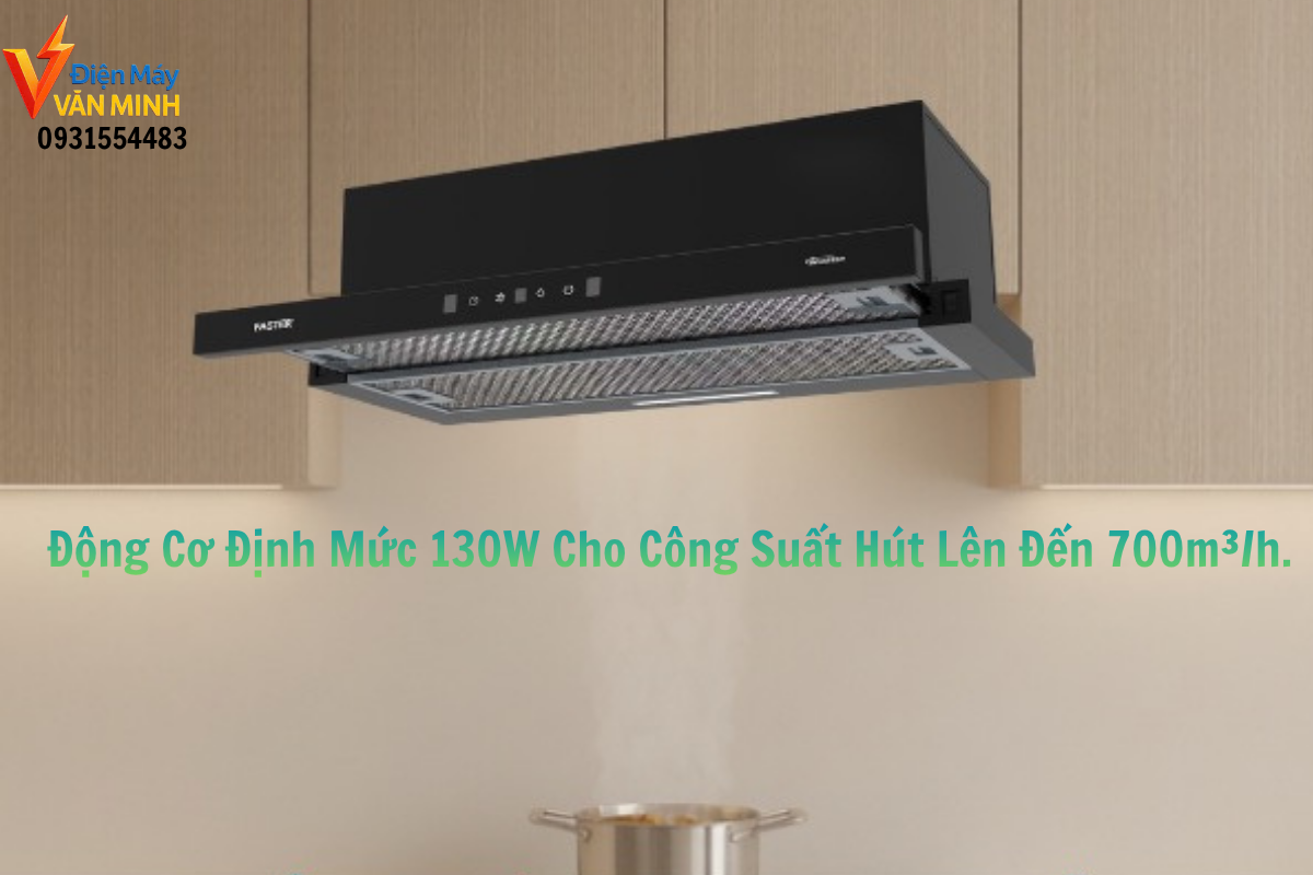 Công suất Máy hút mùi âm tủ 60cm SYP 6222B PRO