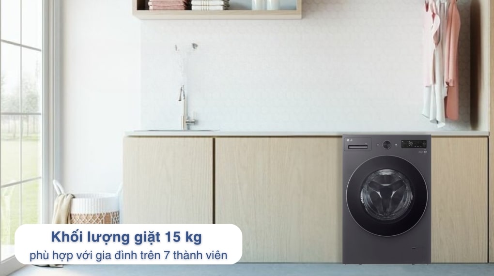 Máy giặt LG 17kg F2517SNTG giặt chăn ga