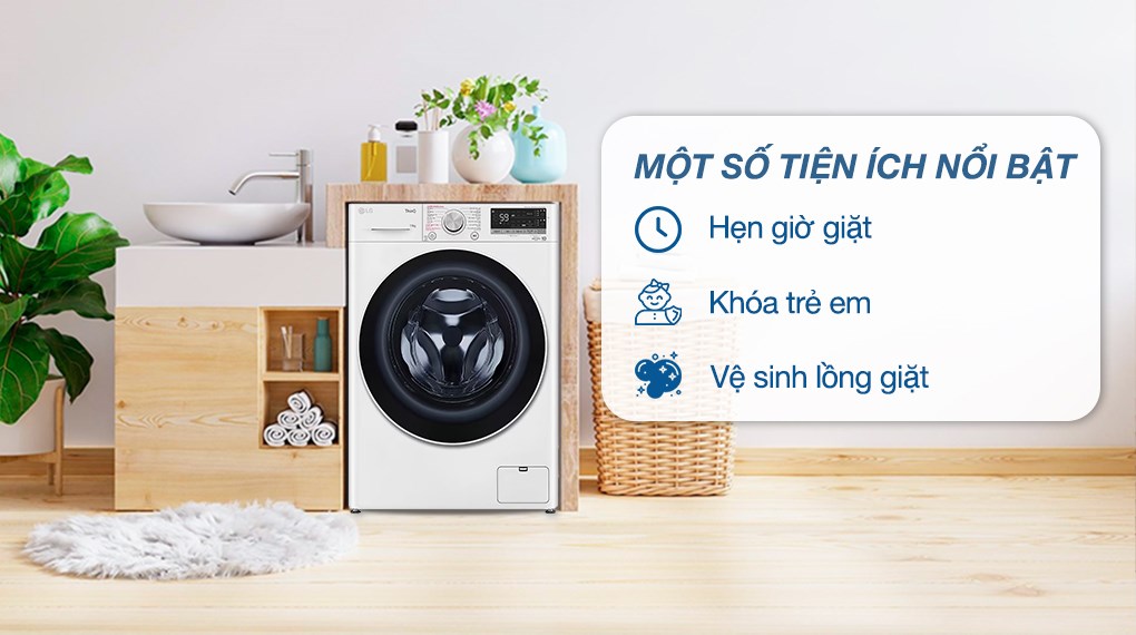 LG FV1411S4WA màu trắng