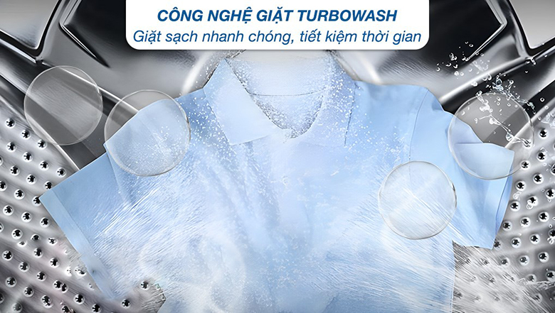 TurboWash3D trên máy giặt LG TX2725AT9G