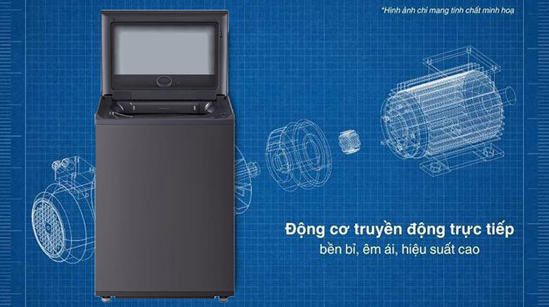 Động cơ Inverter Direct Drive LG TX2725AT9G
