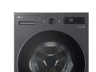 Thiết kế máy giặt LG F2515SNTG cửa ngang màu đen