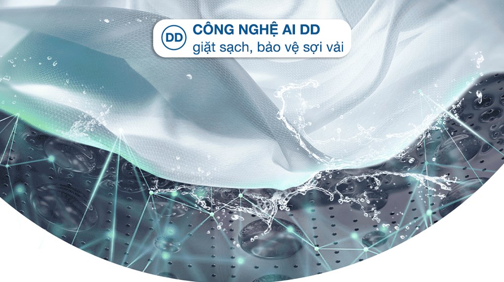 Công nghệ AI DD trên máy giặt LG FB1209S6M