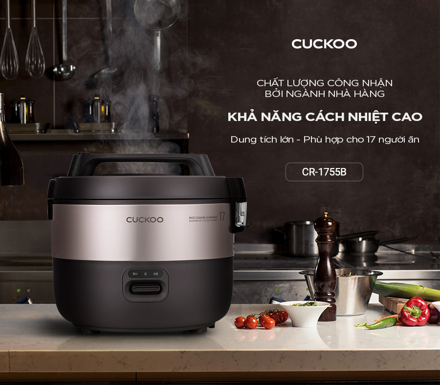 Thiết kế nồi cơm điện Cuckoo CR-1755