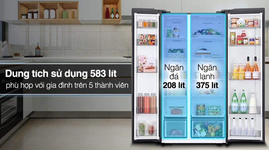 Samsung RS57DG400EM9SV Side By Side